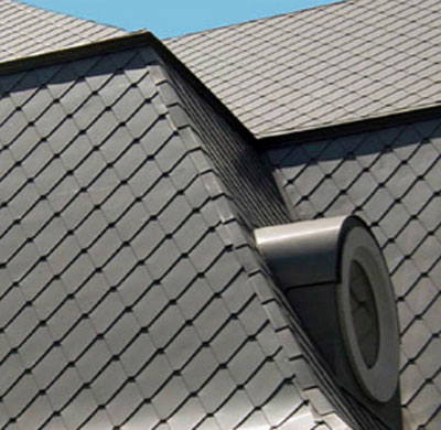 Diamond Shaped Zinc Roofing (Rheinzink) – Southport, CT