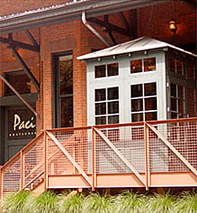 Zinc Standing Seam Roof – Paci Restaurant Entrance, Southport, CT