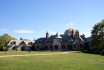 Reclaimed slate roofing reinstalled on a home in Redding, CT